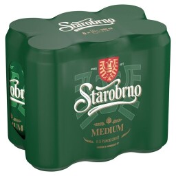 Starobrno 11 Medium pivo ležák světlý PACK 6x0,5l
